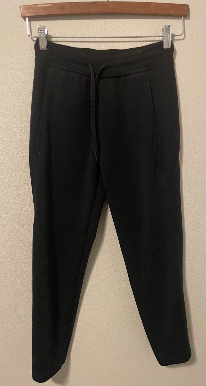 Lululemon City Sleek Sweatpant Womens 2 Black Jogger Pockets Athletic lw5bgws